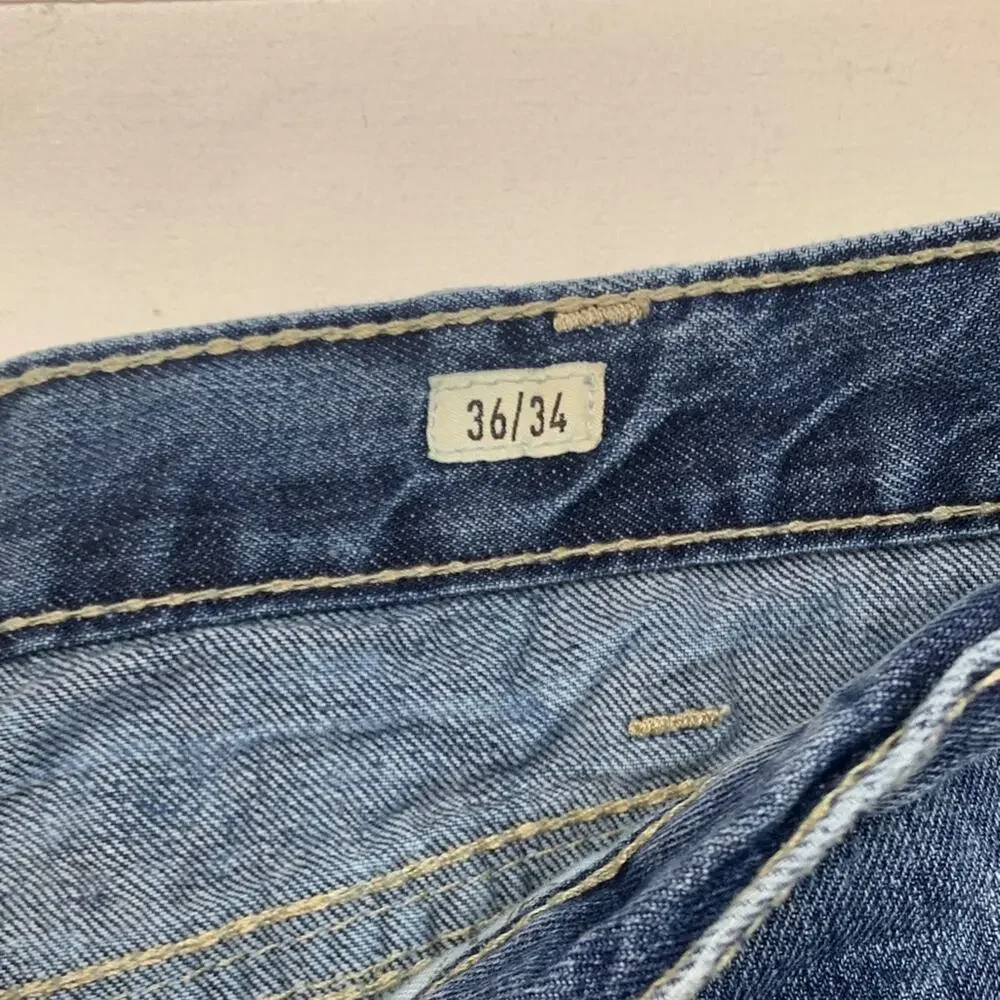Ariat M5 36 x 32 Straight Fit Blue Jeans denim western rodeo cowboy